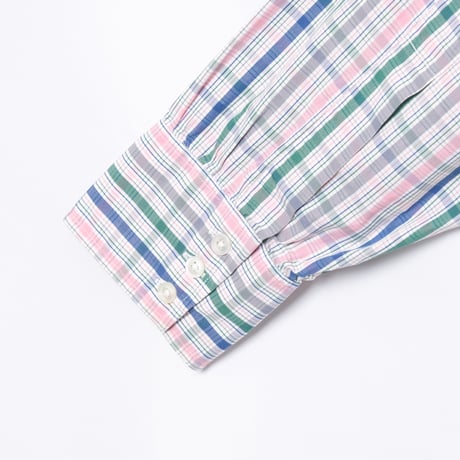 90s Turnbull&Asser Sea Island Cotton Checked Shirt（Made in England）
