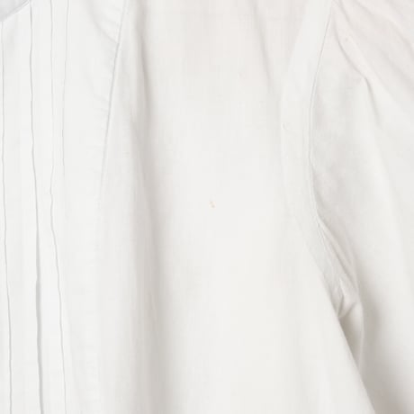 -30s France Vintage AU PETIT PARIS Cotton Dress Shirt