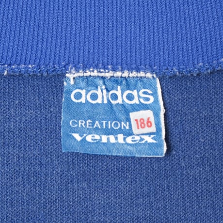 60s Vintage adidas Ventex Track Jacket Late World Mark Blue（Made in France）186