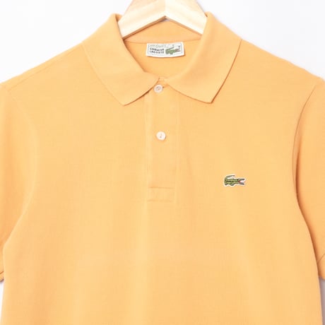 70-80s LACOSTE Polo Mustard（Made in France）