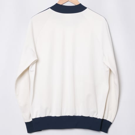 70-80s Vintage adidas ATP Track Jacket Ivory × Navy（Made in West Germany）