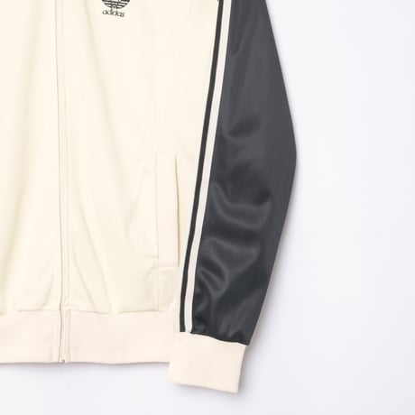 70-80s Vintage adidas Ventex ATP Track Jacket Ivory × Black H.ANDERSSON PLÅT AB（Made in France）