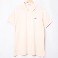 70s LACOSTE Polo Light Pink（Made in France）
