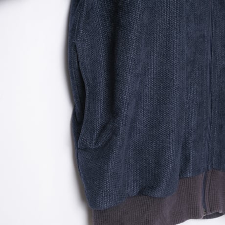 80s Vintage adidas Ventex Track Jacket Navy × Checked (Made in France)