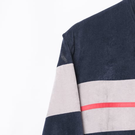 70-80s Vintage adidas Ventex Velours Track Jacket Navy (Made in France)