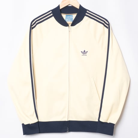 70s Vintage adidas ATP Ivory × Navy Track Jacket（Made in France）