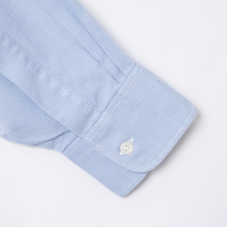 90s Charvet Cotton Shirt Blue（Made in France）