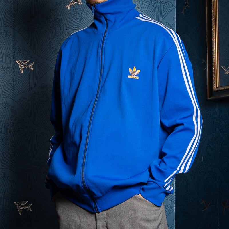 70s Vintage adidas Ventex Track Jacket Blue（Mad