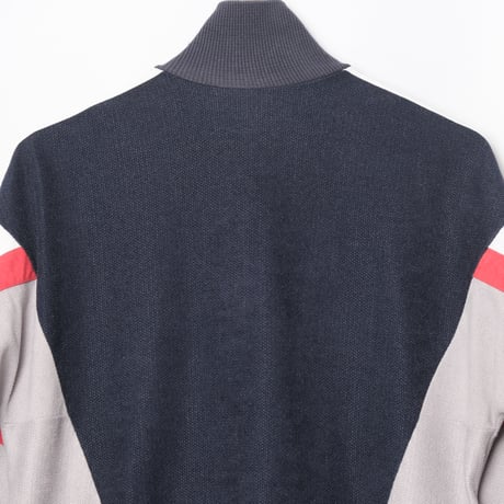80s Vintage adidas Track Jacket Navy× Gray（Made in France）