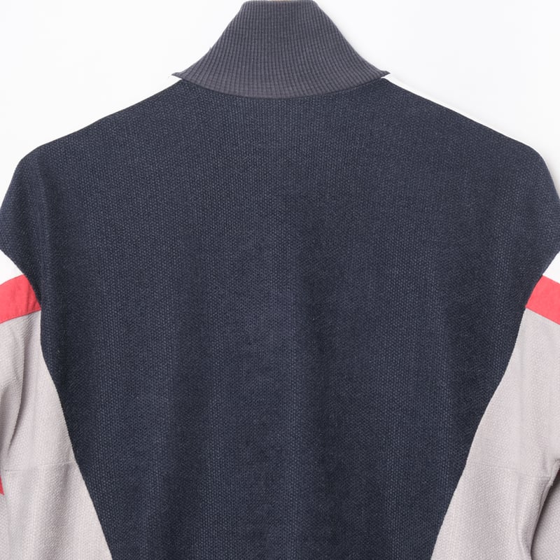 80s Vintage adidas Track Jacket Navy× Gray（Made