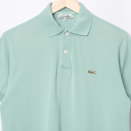70s LACOSTE Polo Light Green（Made in France）
