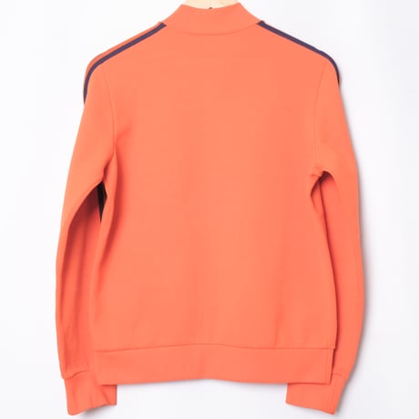 70s Vintage adidas Ventex Collarless Track Jacket Orange (Made in France)