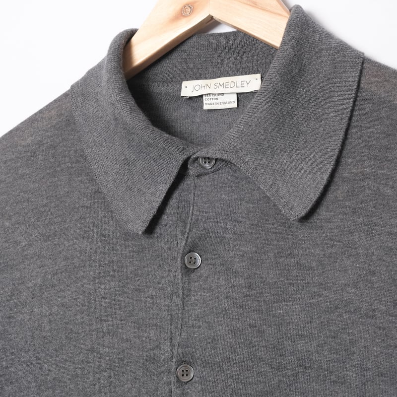 00s- JOHN SMEDLEY Sea Island Cotton Polo（Made