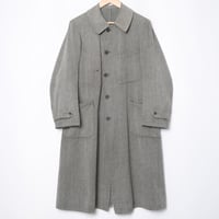 30-40s French Vintage  HBT Black Chambray Atelier Coat
