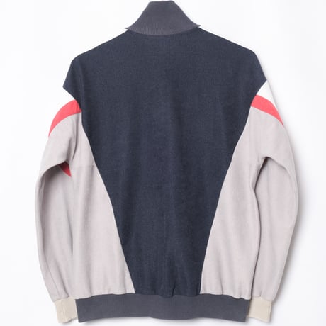80s Vintage adidas Track Jacket Navy× Gray（Made in France）