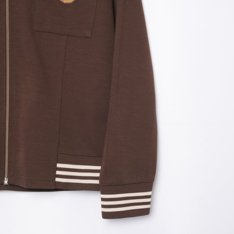 70s Vintage adidas Knit Jacket Brown