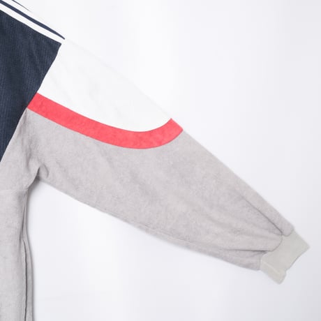 80s Vintage adidas Track Jacket Navy× Gray（Made in France）