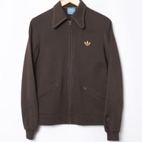 70s Vintage adidas Ventex Knit Jacket Brown (Made in France)