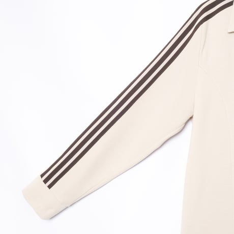 70s Vintage adidas Metal Buttons Knit Jacket Beige