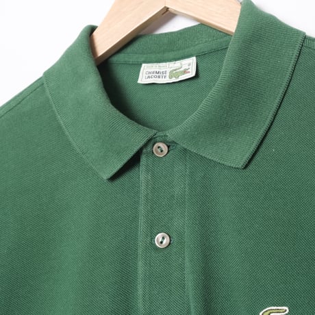 70-80s LACOSTE Polo Green（Made in France）
