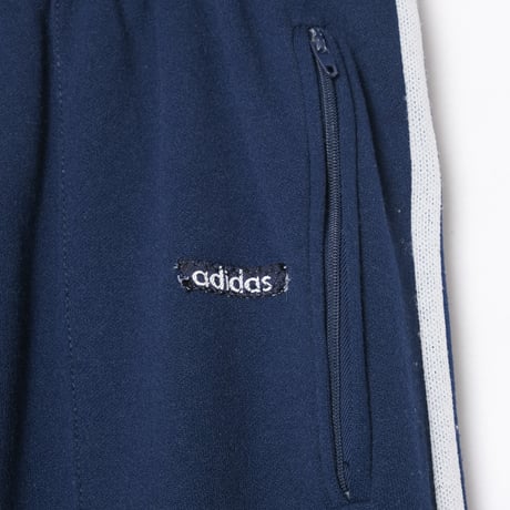 60s Vintage adidas Track Trousers World Mark Navy (Made in France)