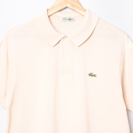 70s LACOSTE Polo Light Pink（Made in France）
