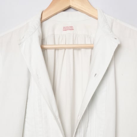 -30s France Vintage AU PETIT PARIS Cotton Dress Shirt