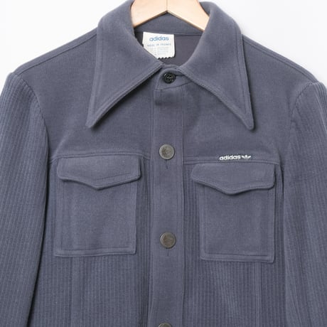 70s Vintage adidas Knit Short Jacket  (Made in France)