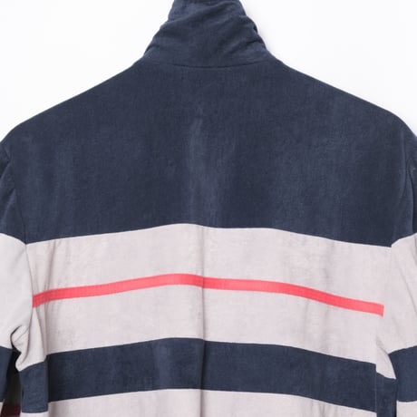 70-80s Vintage adidas Ventex Velours Track Jacket Navy (Made in France)