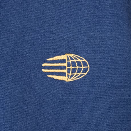 60s Vintage adidas Ventex Collarless Track Jacket Late World Mark Navy (Made in France)