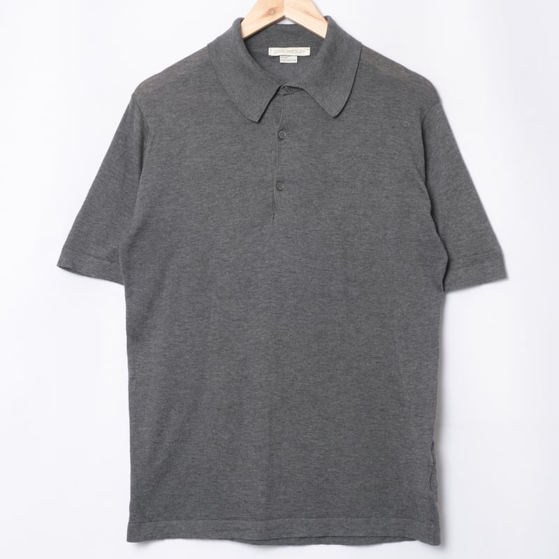 00s- JOHN SMEDLEY Sea Island Cotton Polo（Made