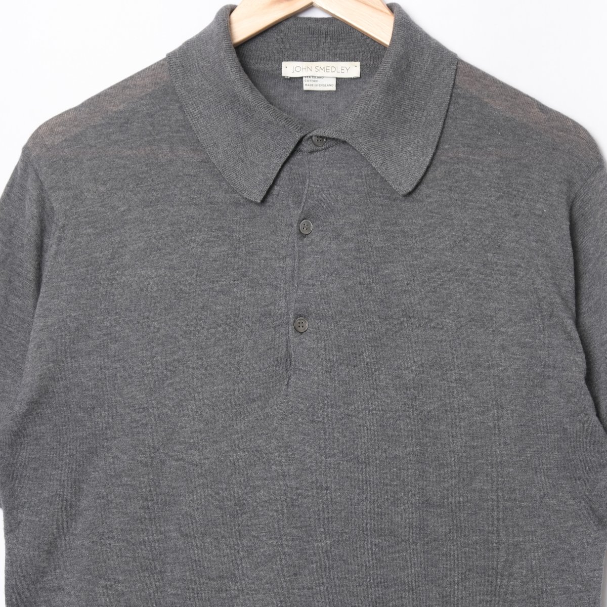 00s- JOHN SMEDLEY Sea Island Cotton Polo（Made