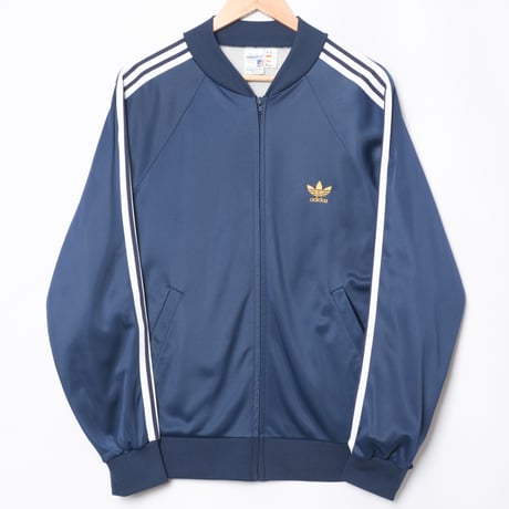 70-80s Vintage adidas ATP Track Jacket Navy (Made in France)