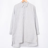 30-40s France Vintage Striped Granpa Shirt