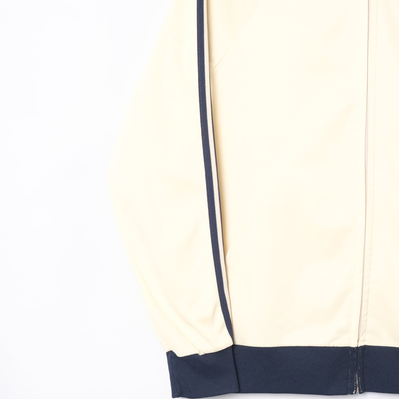 70s Vintage adidas ATP Ivory × Navy Track Jacke