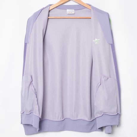 80s Vintage adidas Ventex Track Jacket Light Purple × Light Green (Made in France)