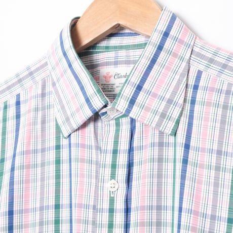 90s Turnbull&Asser Sea Island Cotton Checked Shirt（Made in England）