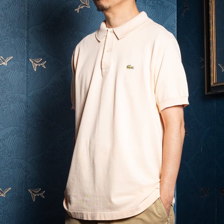 70s LACOSTE Polo Light Pink（Made in France）