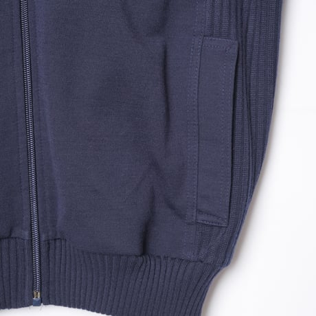80s Vintage adidas Knit Track Jacket Navy (Made in West Germany)