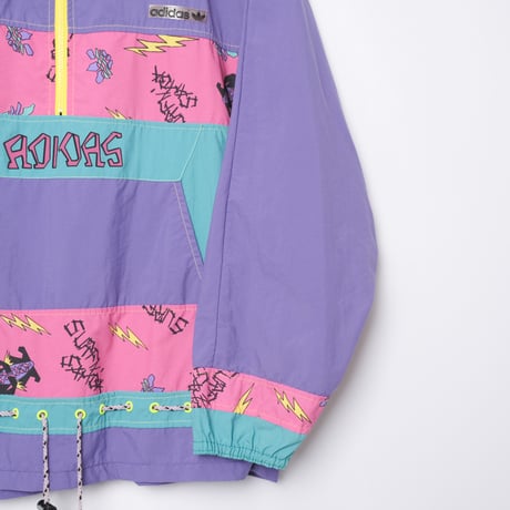 80s Vintage adidas Nylon Half Zip Surf (Made in France)