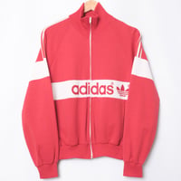 80s Vintage adidas Ventex Track Jacket Red（Made in Romania)