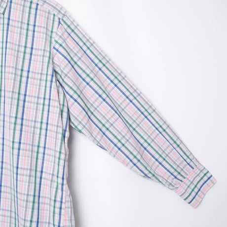 90s Turnbull&Asser Sea Island Cotton Checked Shirt（Made in England）
