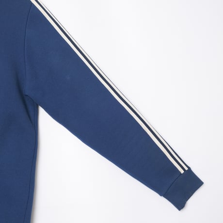 60s Vintage adidas Ventex Collarless Track Jacket Late World Mark Navy (Made in France)