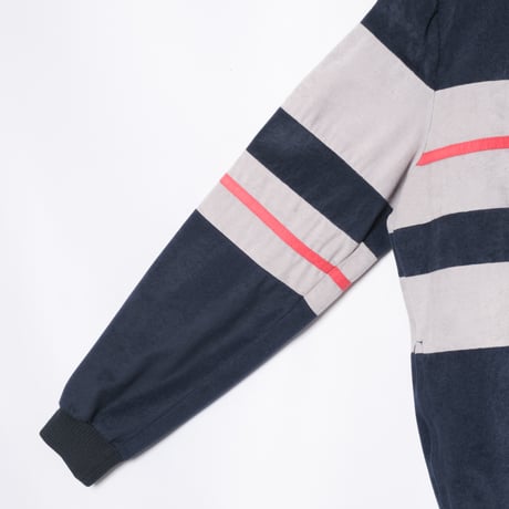 70-80s Vintage adidas Ventex Velours Track Jacket Navy (Made in France)