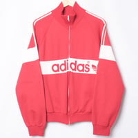 80s Vintage adidas Ventex Track Jacket Red（Made in Romania)