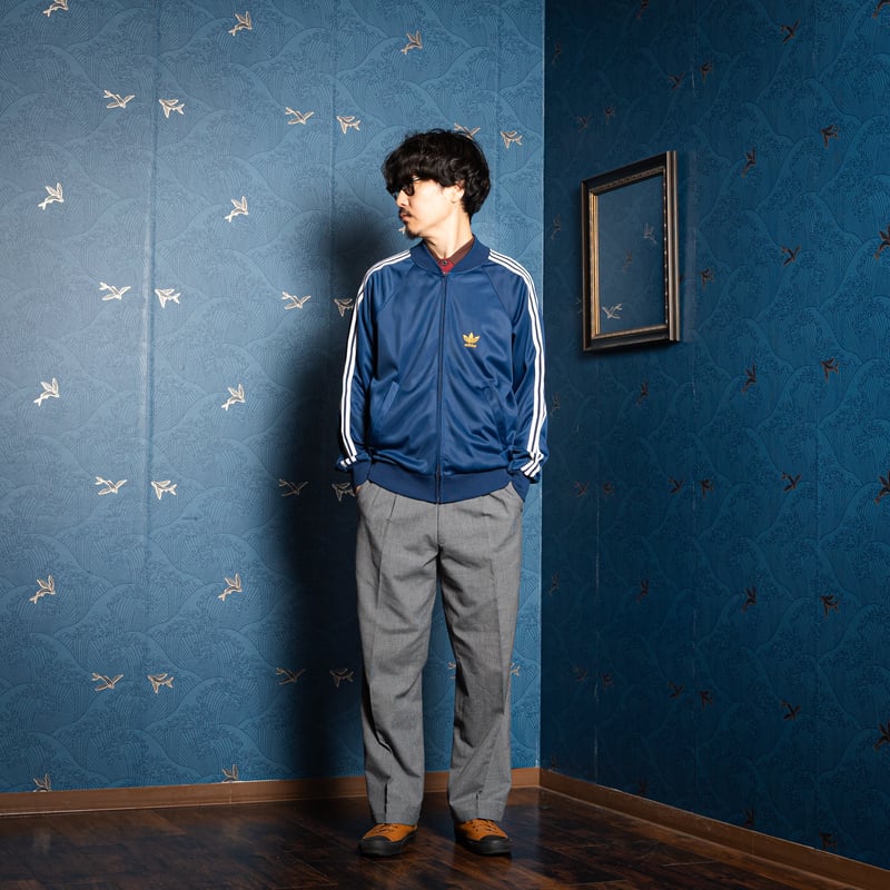 70-80s Vintage adidas ATP Track Jacket Navy (Ma