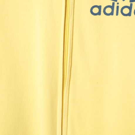 70s-80s Vintage adidas Hoodie Yellow x Navy
