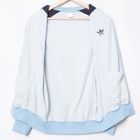 70-80s Vintage adidas Ventex ATP Track Jacket Light Blue × Navy (Made in France)1