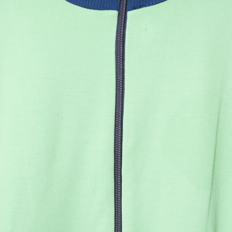 70-80s Vintage adidas Track Jacket Light Green × Navy (Made in West Germany)