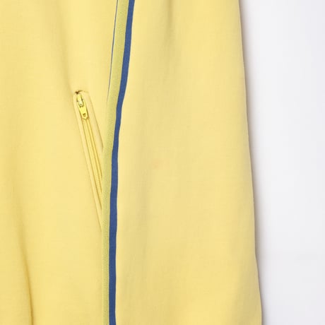 70s-80s Vintage adidas Hoodie Yellow x Navy